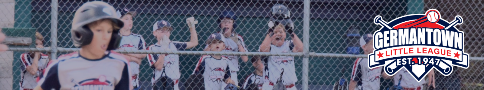 Germantown Little League Desktop Site Banner