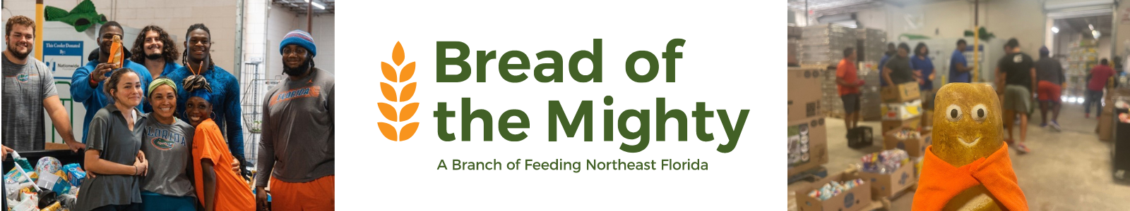 Bread of the Mighty Food Bank Desktop Site Banner