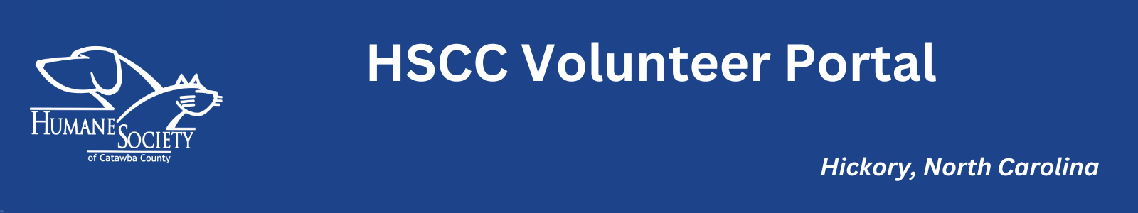 Humane Society of Catawba County Volunteer Portal