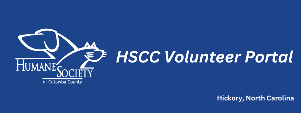 Humane Society of Catawba County Volunteer Portal