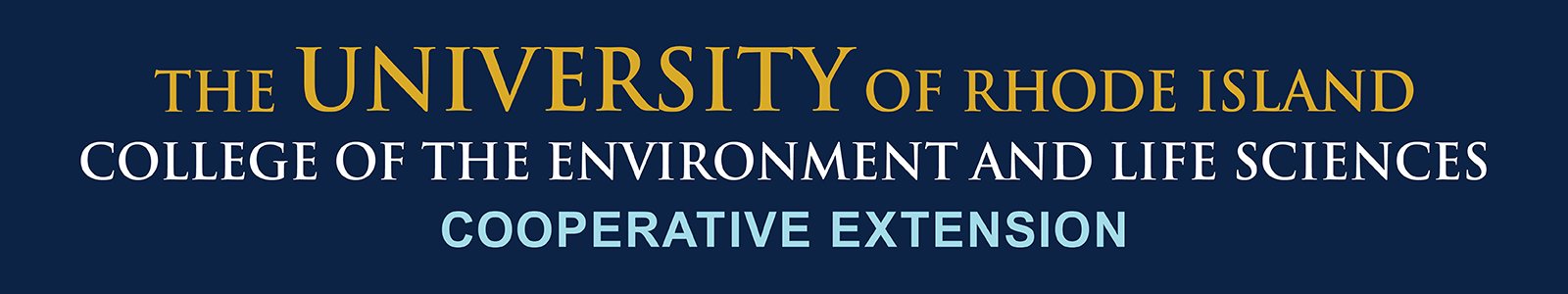 University of Rhode Island Cooperative Extension Desktop Site Banner