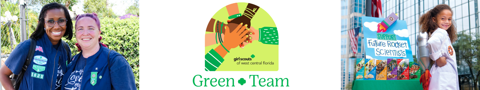 Girl Scouts of West Central Florida Desktop Site Banner