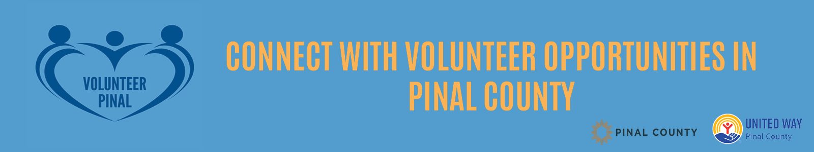 VolunteerPinal Desktop Site Banner