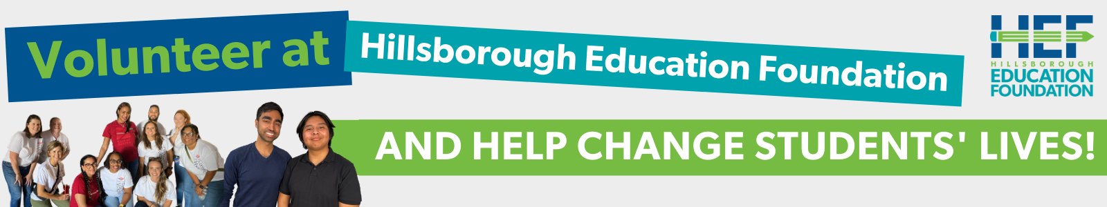 Volunteer at Hillsborough Education Foundation and help change students' lives!