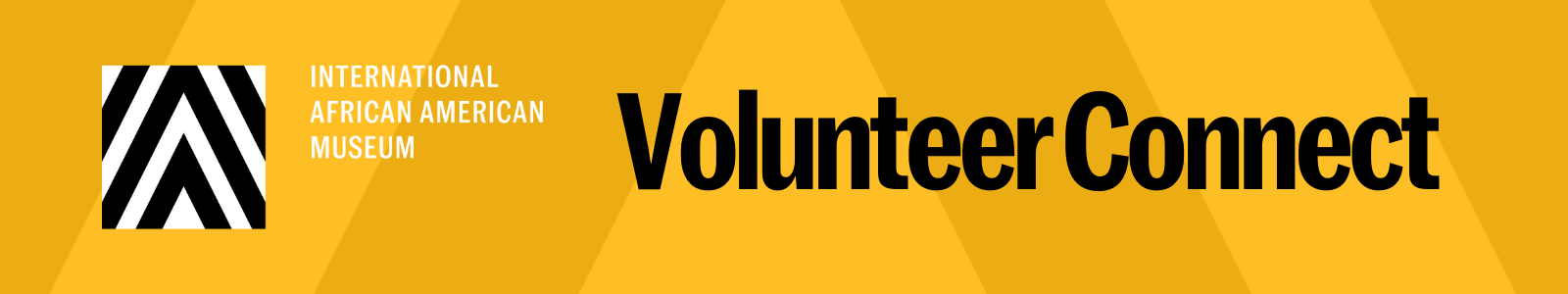 Volunteer Connect: International African American Museum Desktop Site Banner