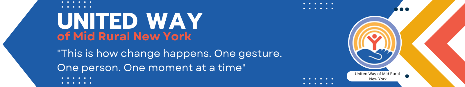 United Way of Mid Rural NY Desktop Site Banner
