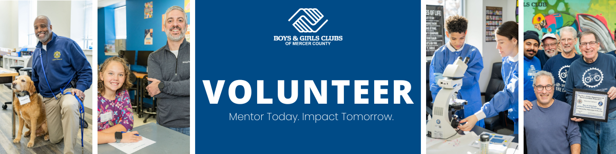 Boys & Girls Clubs of Mercer County Desktop Site Banner