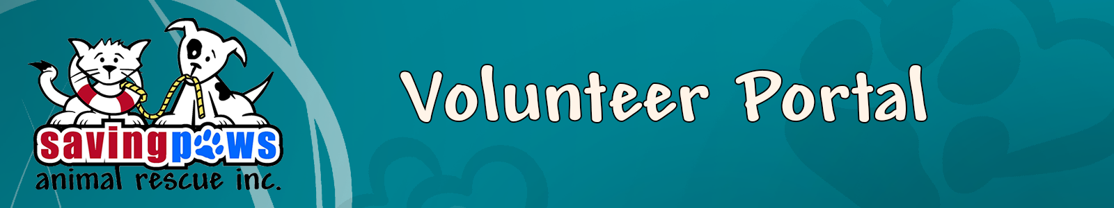 Saving Paws Animal Rescue Volunteer Portal