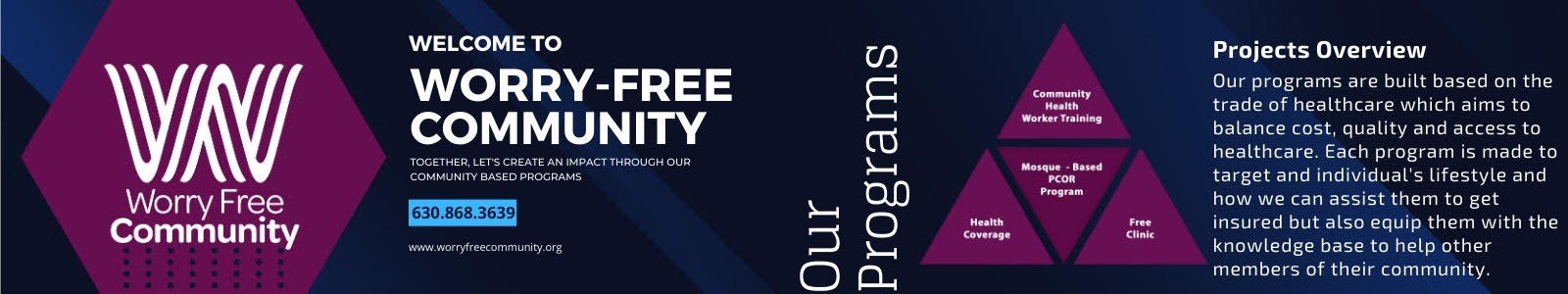 WorryFree Community Desktop Site Banner
