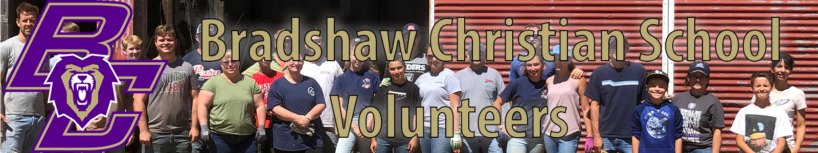 Bradshaw Christian School Desktop Site Banner