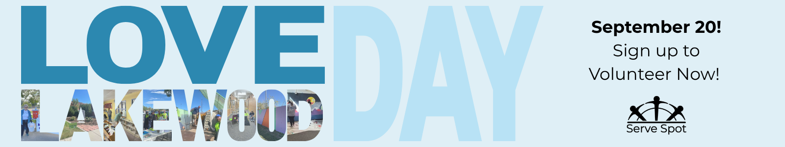 Love Lakewood Day 2025! September 20! Sign up now!