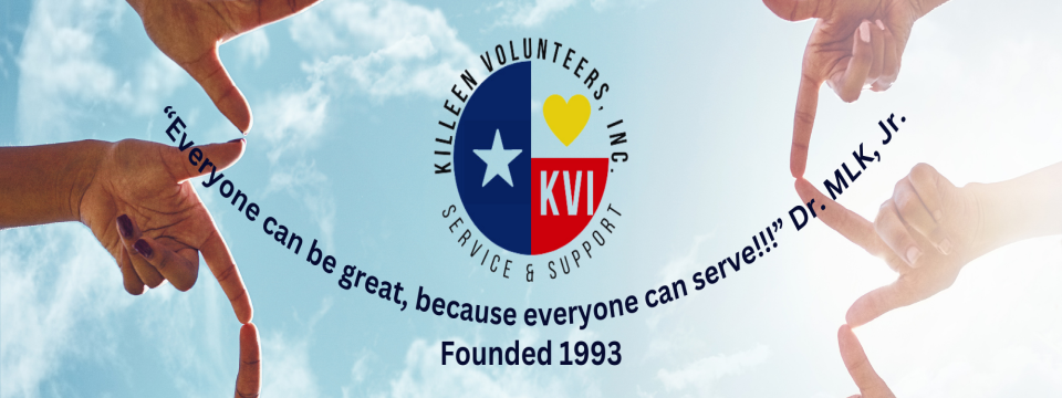 Killeen Volunteers, Inc Mobile Site Banner