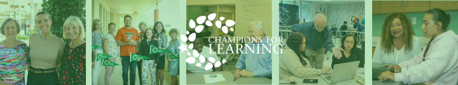Champions For Learning Desktop Site Banner