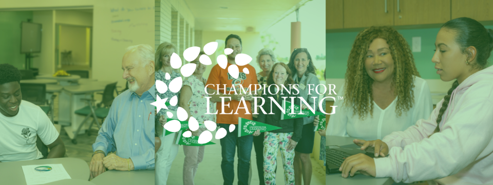 Champions For Learning Mobile Site Banner