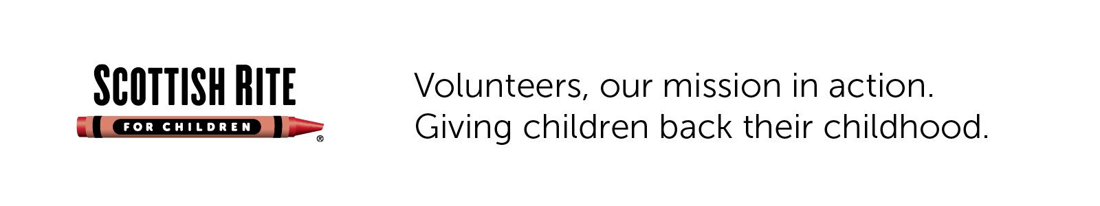 Scottish Rite for Children Desktop Site Banner