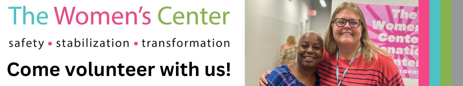 Women's Center of Wake County Desktop Site Banner