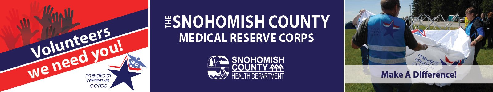 Snohomish County Medical Reserve Corps Desktop Site Banner