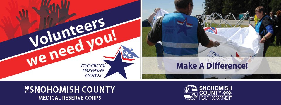 Snohomish County Medical Reserve Corps Mobile Site Banner