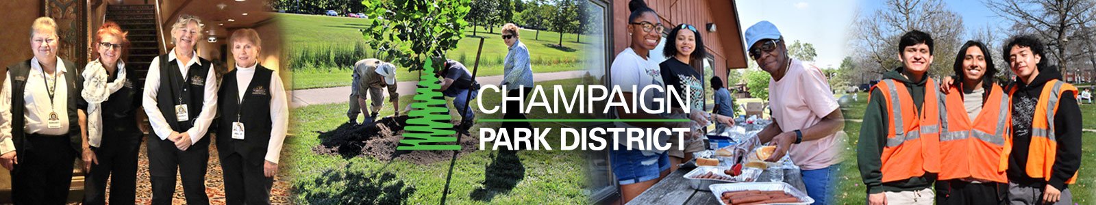 Champaign Park District Desktop Site Banner