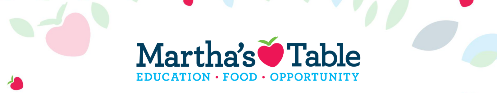 Martha's Table Desktop Site Banner