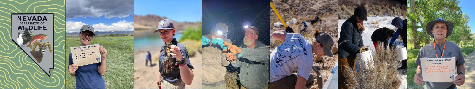 Nevada Department of Wildlife Desktop Site Banner