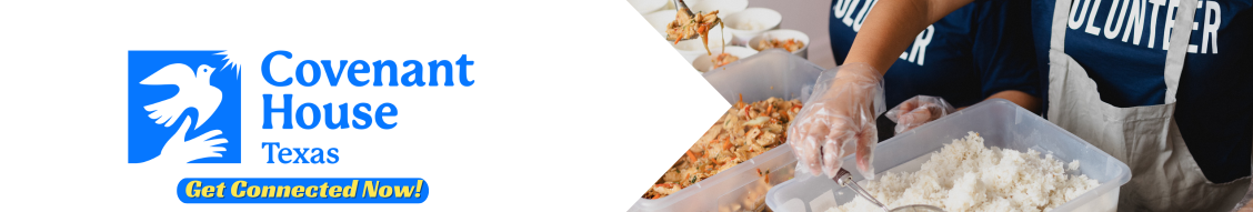 Covenant House Texas Desktop Site Banner