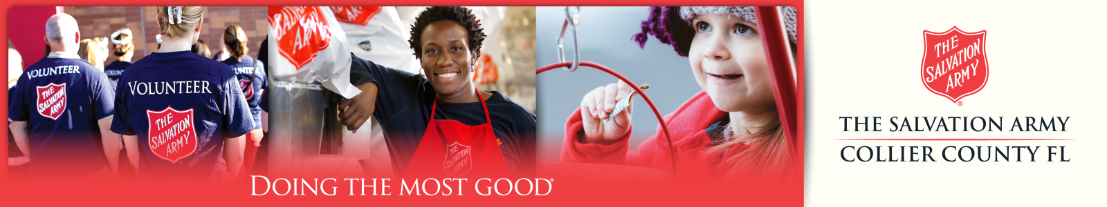 The Salvation Army of Collier County Desktop Site Banner