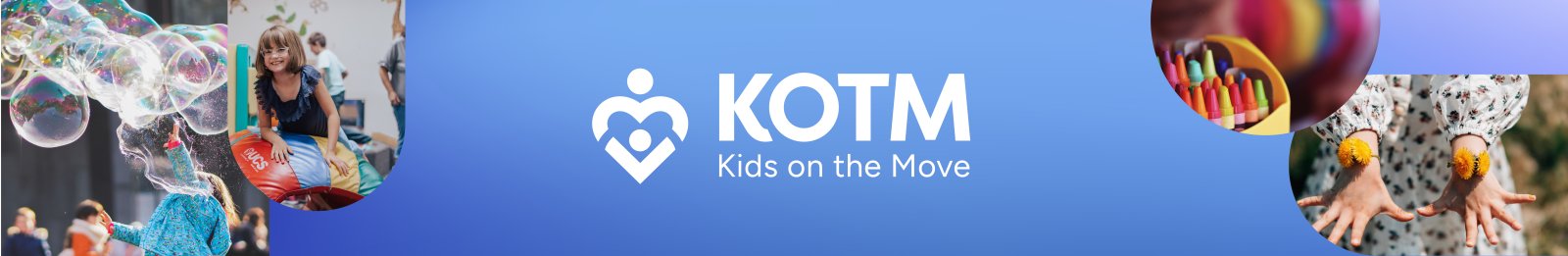 Kids on the Move Desktop Site Banner