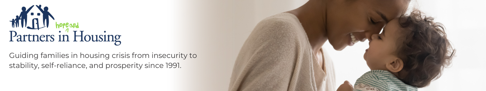 Partners in Housing Desktop Site Banner