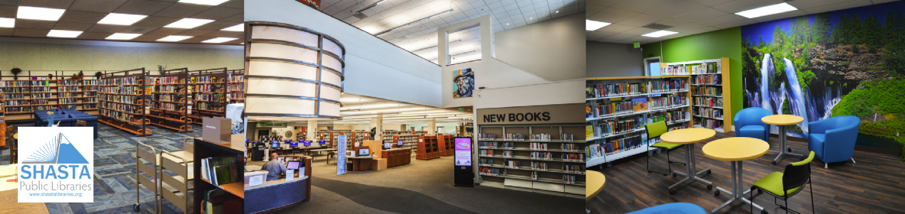 Shasta Public Libraries Desktop Site Banner