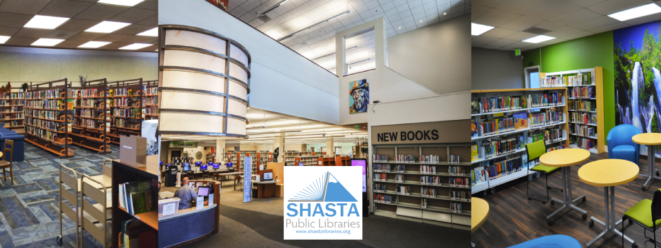 Shasta Public Libraries Mobile Site Banner