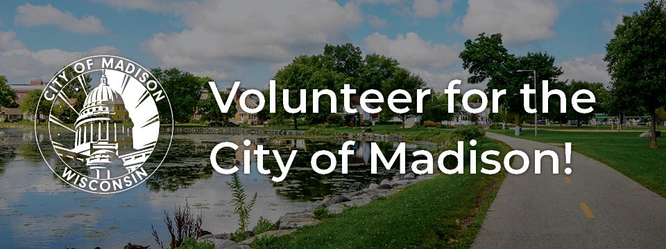 City of Madison Volunteering Mobile Site Banner