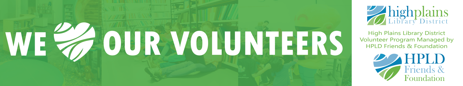 High Plains Library District Friends & Foundation Desktop Site Banner