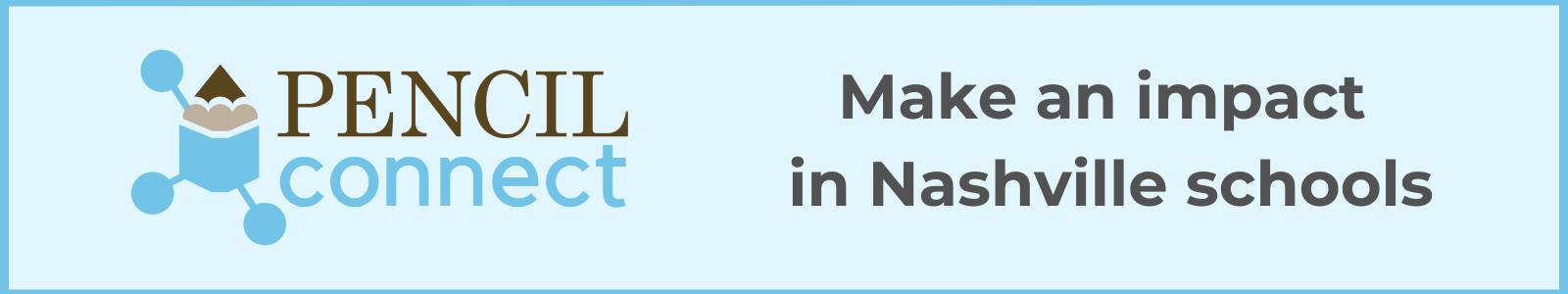 PENCIL Connect Desktop Site Banner