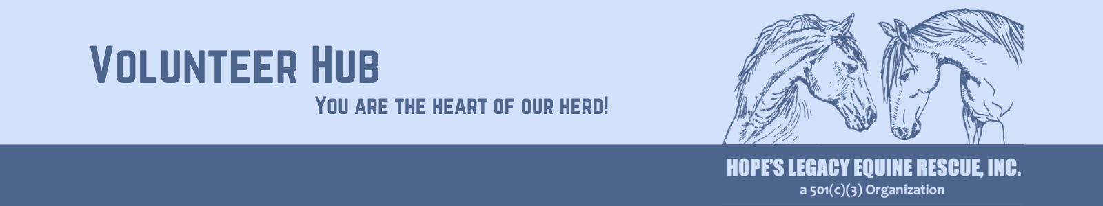 Volunteer Hub - You are the heart of our herd!