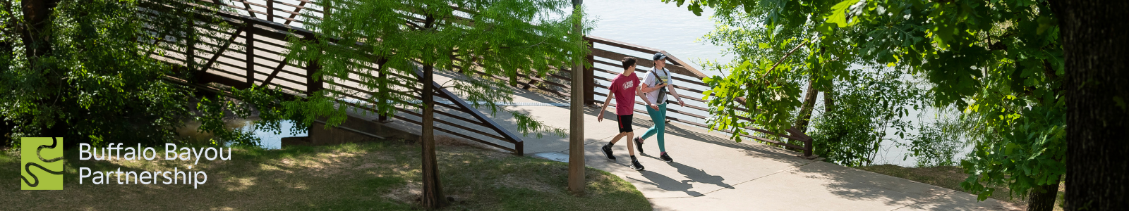 Buffalo Bayou Partnership Desktop Site Banner