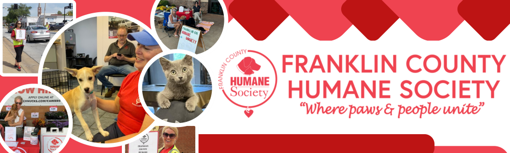 Franklin County Humane Society Desktop Site Banner