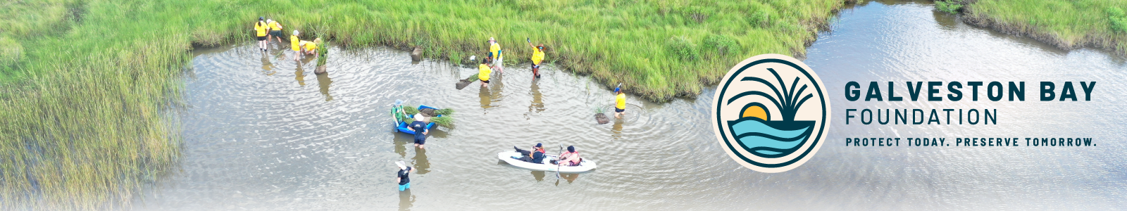 Galveston Bay Foundation Desktop Site Banner