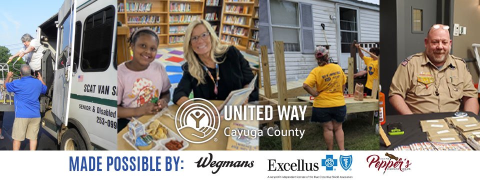 United Way of Cayuga County, Inc. Mobile Site Banner