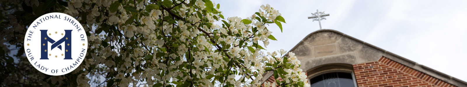 The National Shrine of Our Lady of Champion Desktop Site Banner