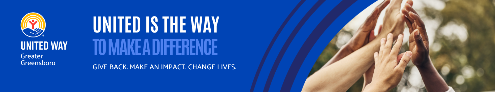 United Way of Greater Greensboro Desktop Site Banner