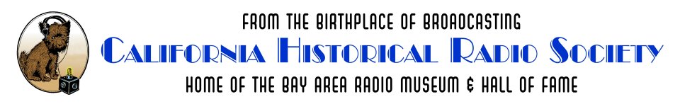 California Historical Radio Society Mobile Site Banner