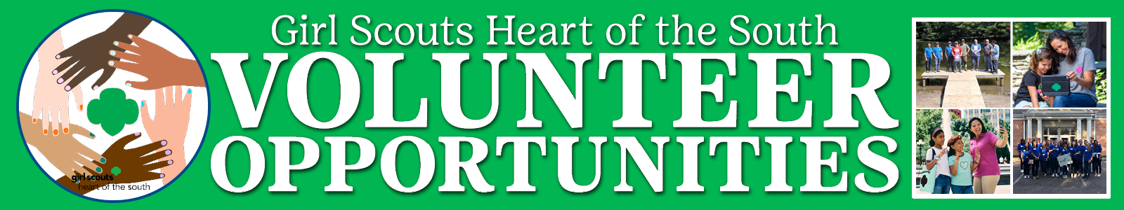 Girl Scouts Heart of the South Desktop Site Banner