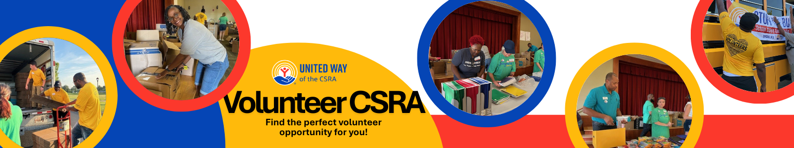 United Way of the Central Savannah River Area Desktop Site Banner