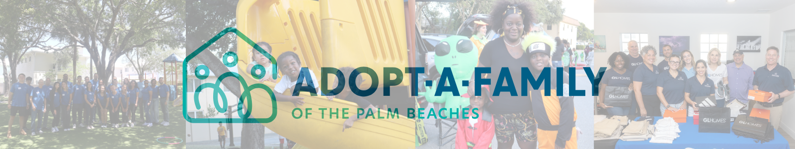 Adopt-A-Family of the Palm Beaches Desktop Site Banner