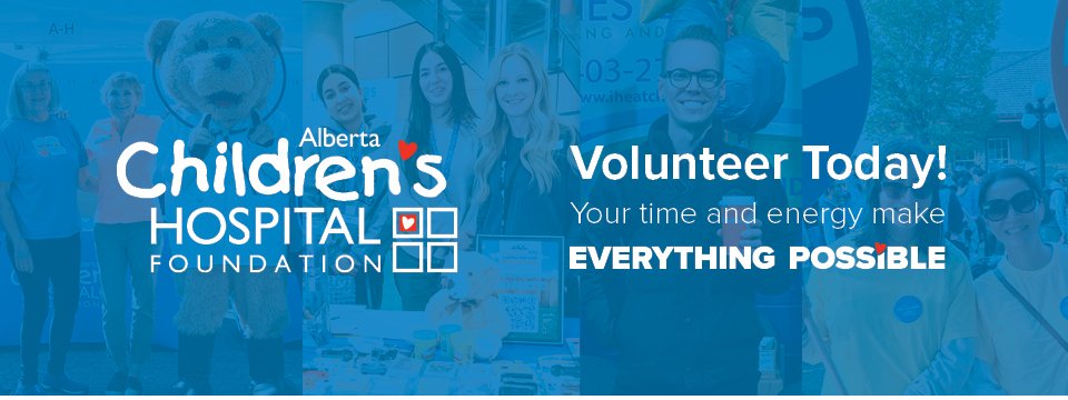 Alberta Children's Hospital Foundation Mobile Site Banner