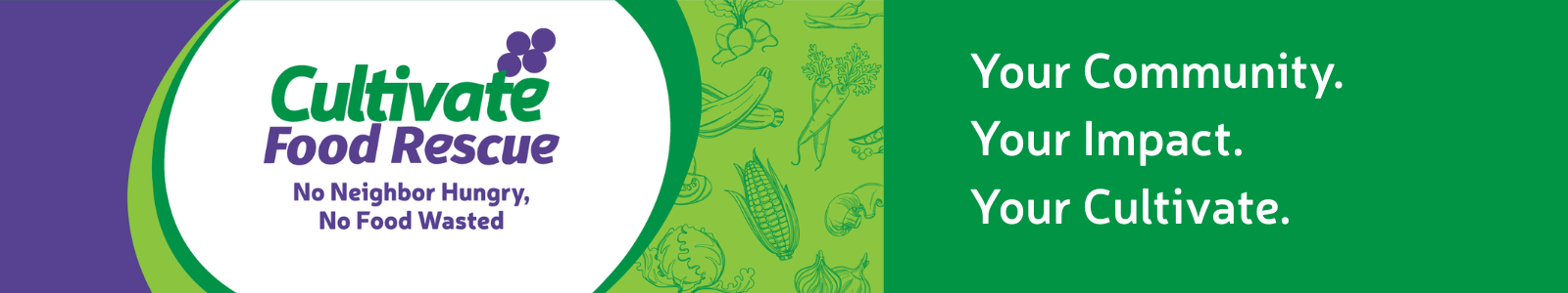 Cultivate Food Rescue Desktop Site Banner