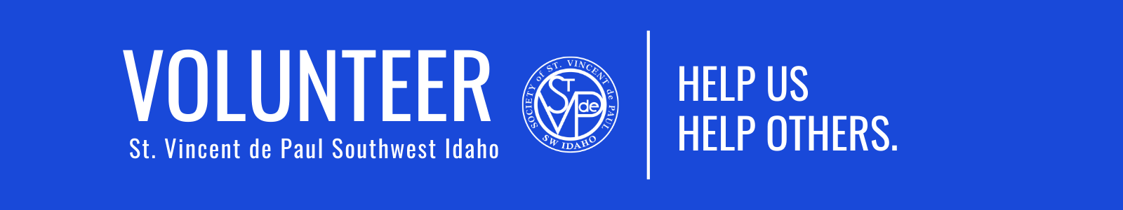 St. Vincent de Paul SW Idaho Desktop Site Banner