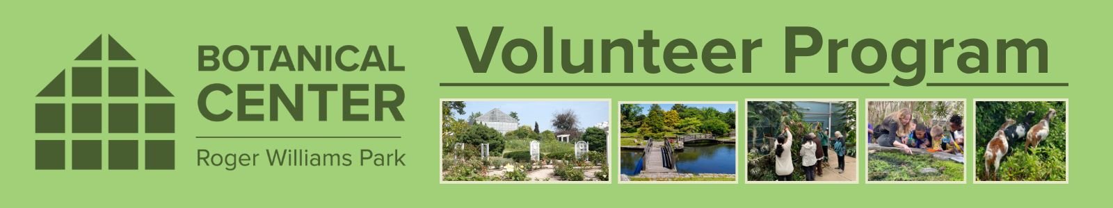 Roger Williams Park Botanical Center Desktop Site Banner