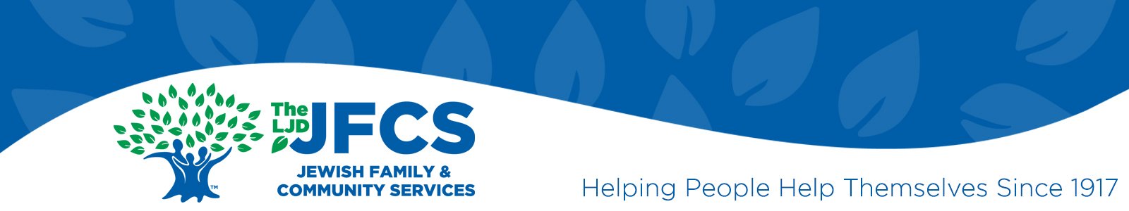 The LJD Jewish Family & Community Services Desktop Site Banner
